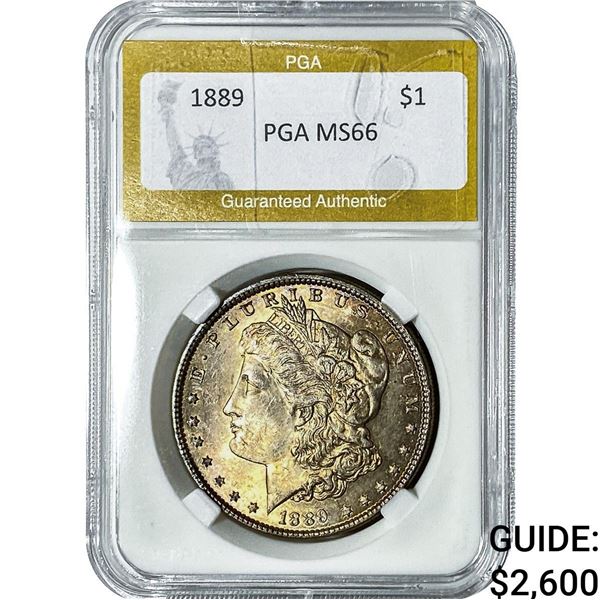 1889 Morgan Silver Dollar PGA MS66