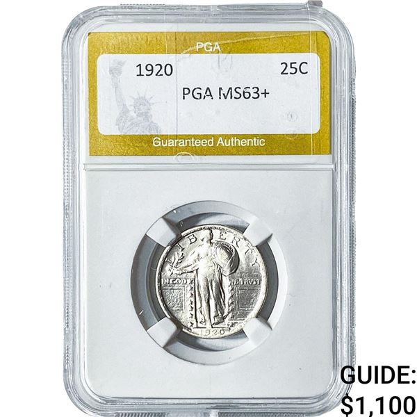 1920 Standing Liberty Quarter PGA MS63+