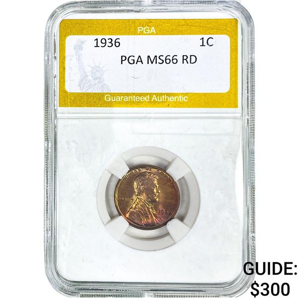 1936 Wheat Cent PGA MS66 RD