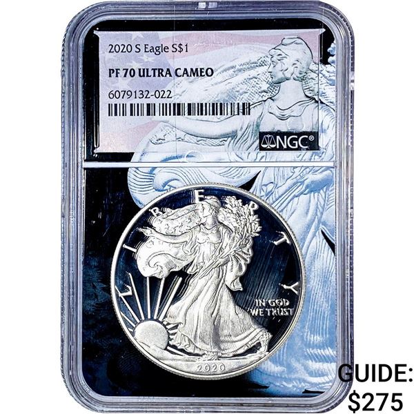 2005-S Silver Eagle PCGS MS69