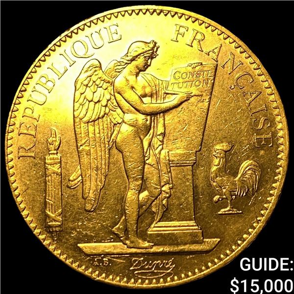 1914A France Gold 100 Francs .9334 AGW