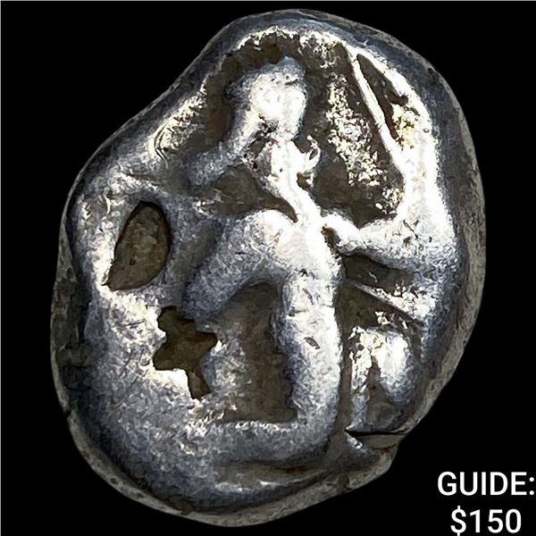 Achaemenid Empire 5th-4th c. BC Silver Siglos NEARLY UNCIRCULATED