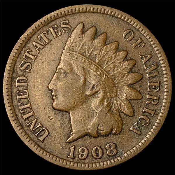 1908-S Indian Head Cent CHOICE AU