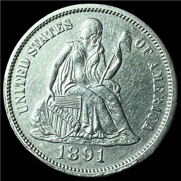 1891-O Silver Dime UNCIRCULATED