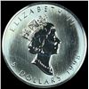 Image 1 : 1998 Silver 1 oz Canadian Maple Leaf  UNCIRCULATED