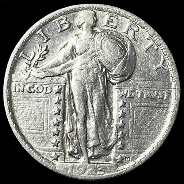 1923-S Silver Standing Liberty Quarter CHOICE  AU