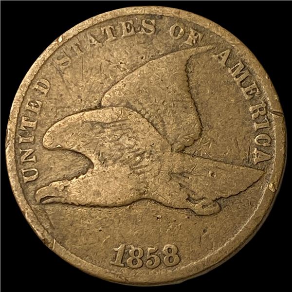 1858 Copper-Nickel Flying Eagle Cent LIGHTLY  CIRCULATED