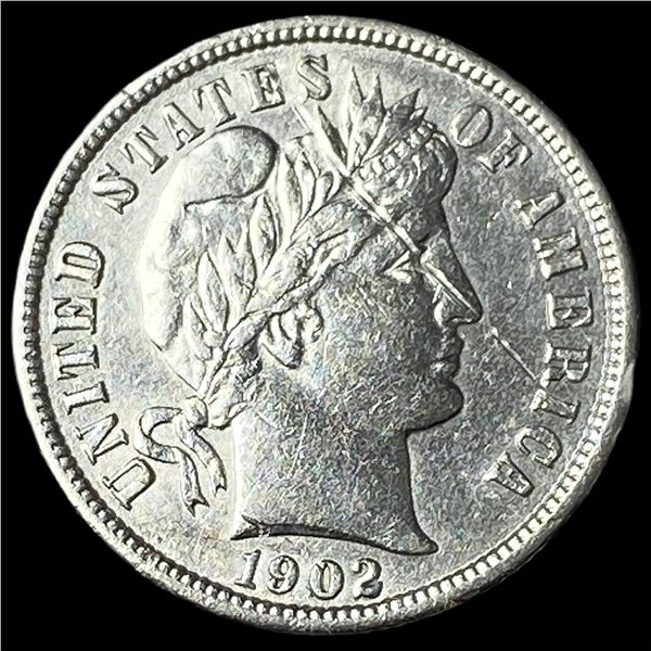1902 Silver Barber Dime UNCIRCULATED