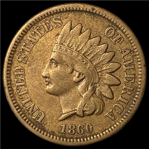 1860 Indian Head Cent NEARLY UNCIRCULATED