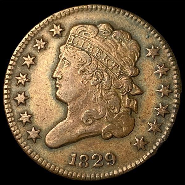1829 Classic Head Half Cent CLOSELY  UNCIRCULATED