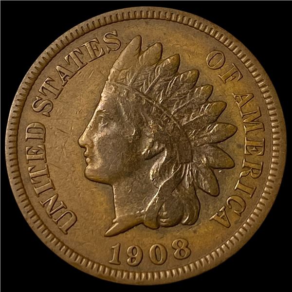 1908-S Indian Head Cent NEARLY UNCIRCULATED