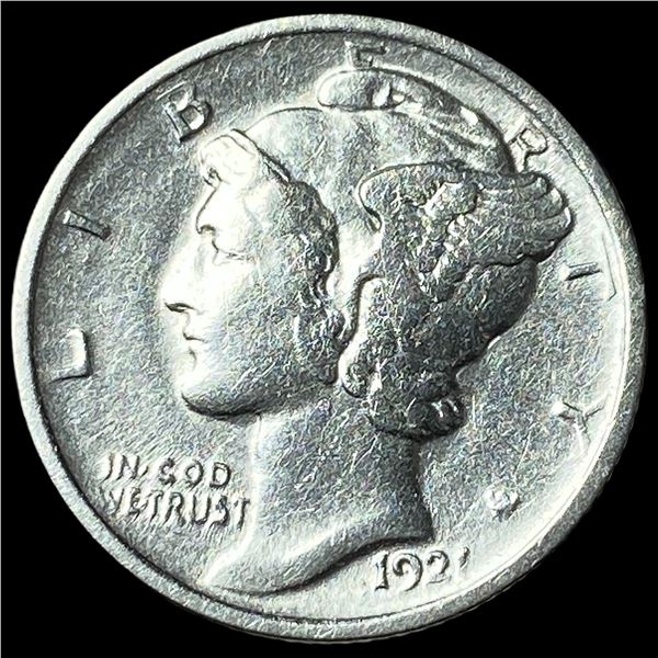1921 Mercury Dime CLOSELY UNCIRCULATED