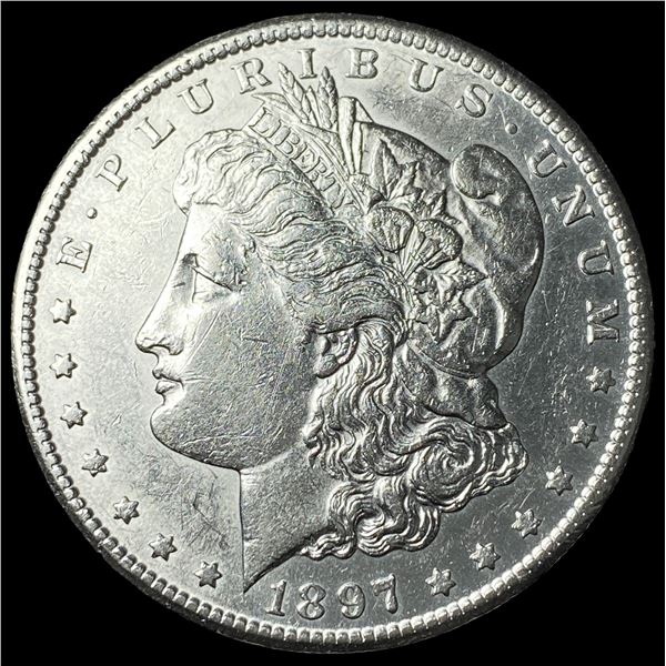 1897 Morgan Silver Dollar CHOICE AU
