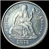 Image 1 : 1872 Silver Seated Liberty Dime CLOSELY UNCIRCULATED