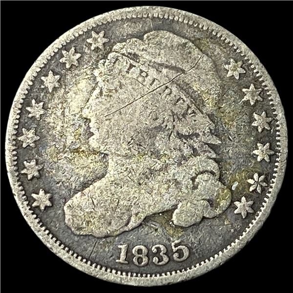 1835 Capped Bust Dime NICELY CIRCULATED