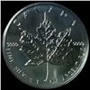 Image 2 : 2005 Silver 1 oz Canadian Maple Leaf  UNCIRCULATED