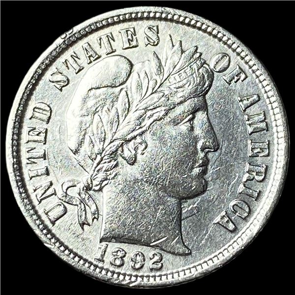 1892 Silver Barber Dime UNCIRCULATED