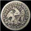 Image 2 : 1853 Arrows Seated Liberty Quarter NICELY  CIRCULATED