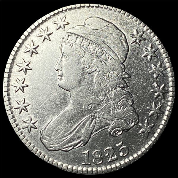 1825 Capped Bust Half Dollar CHOICE AU