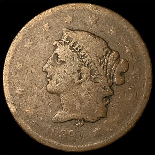1829 Coronet Head Large Cent NICELY  CIRCULATED