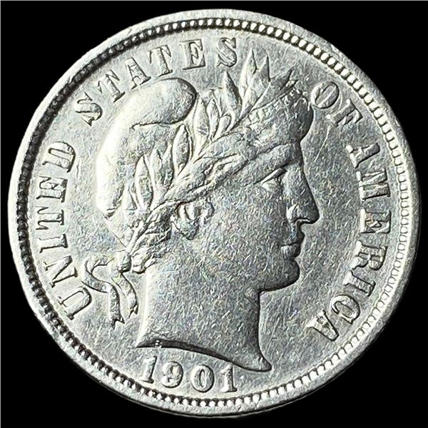 1901-O Silver Barber Dime UNCIRCULATED