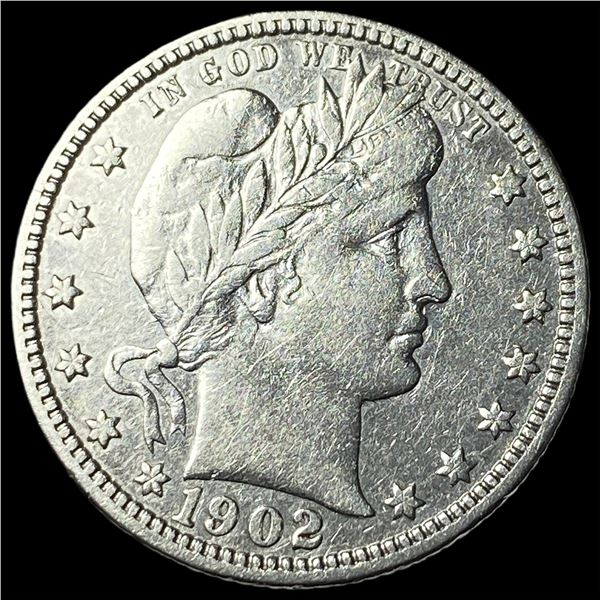 1902 Silver Barber Quarter CLOSELY  UNCIRCULATED