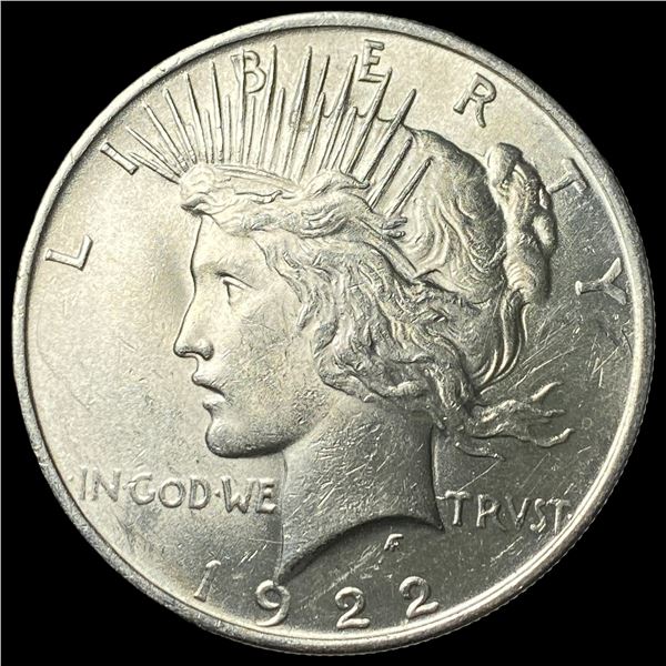 1922 Silver Peace Dollar CHOICE BU