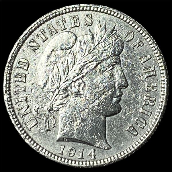 1914 Barber Dime HIGH GRADE