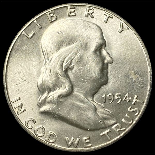 1954 Franklin Half Dollar GEM BU