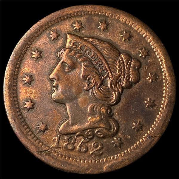 1852 Braided Hair Large Cent CLOSELY  UNCIRCULATED