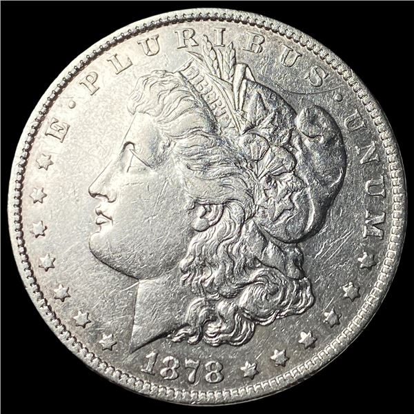 1878 Silver Morgan Dollar CLOSELY  UNCIRCULATED