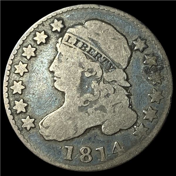 1814 Capped Bust Dime NICELY CIRCULATED