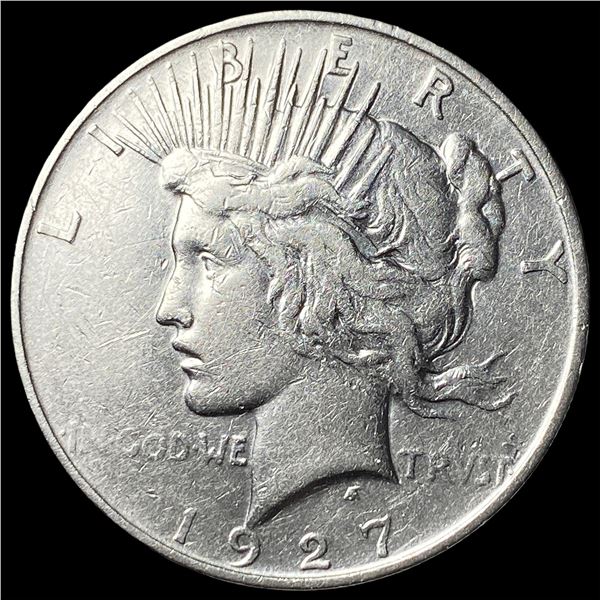 1927 Silver Peace Dollar CLOSELY UNCIRCULATED
