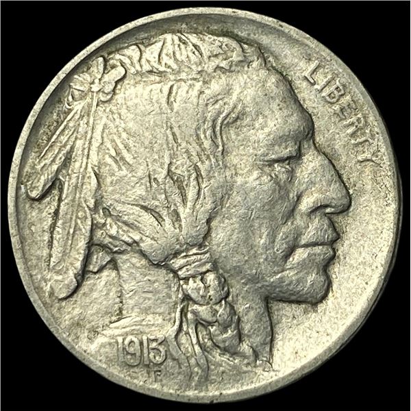 1913-D Type 2 Buffalo Nickel CHOICE AU