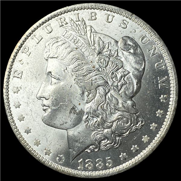 1885-O Silver Morgan Dollar GEM BU