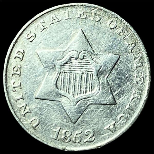 1852 Silver Three-Cent Piece UNCIRCULATED