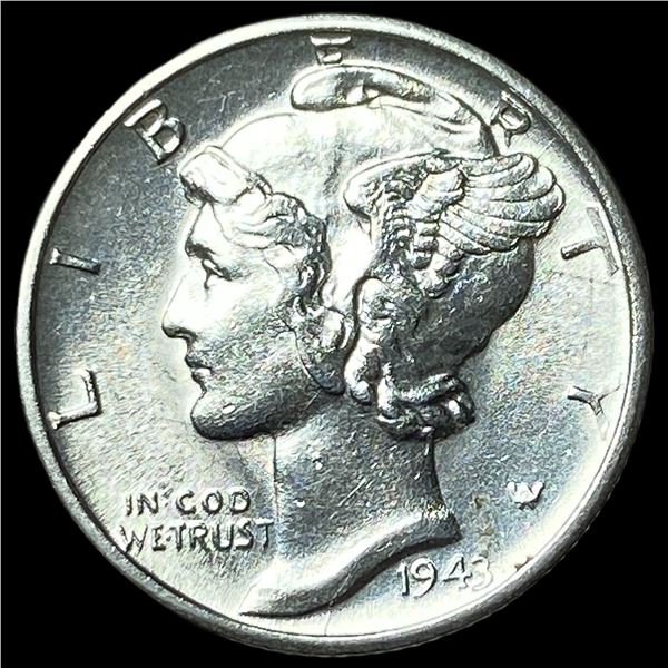 1943-S Silver Mercury Dime GEM BU