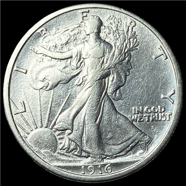 1916 Walking Liberty Half Dollar UNCIRCULATED