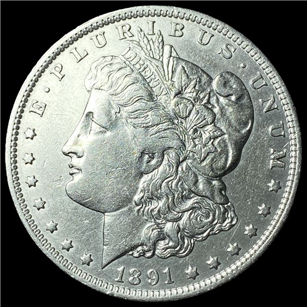 1891-O Silver Morgan Dollar CHOICE AU