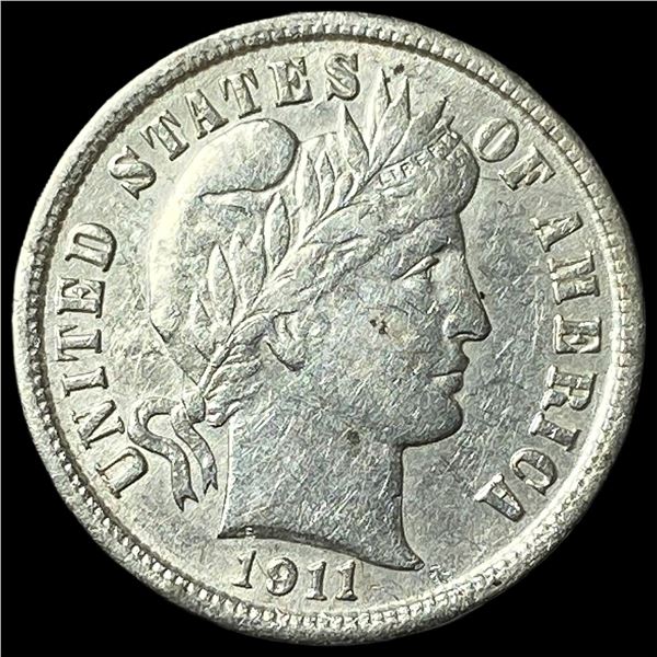 1911 Barber Dime CLOSELY UNCIRCULATED