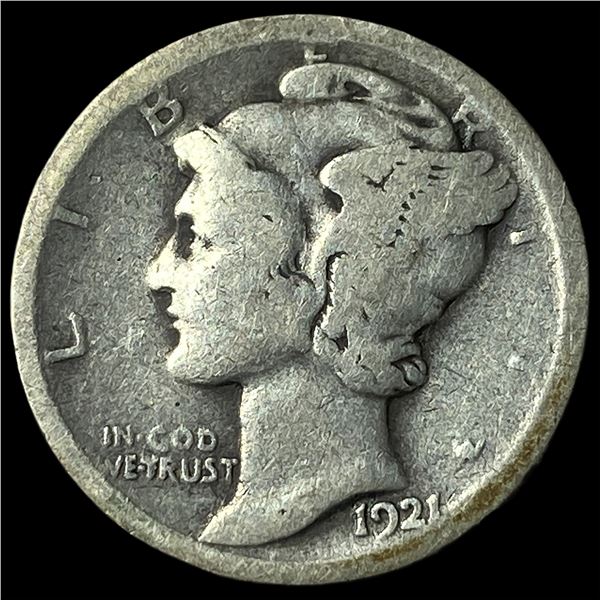 1921 Mercury Dime LIGHTLY CIRCULATED