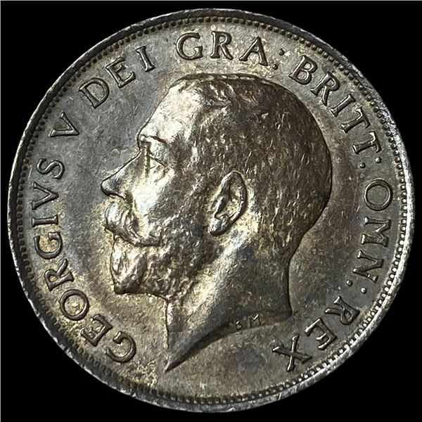 1915 Silver One Shilling Great Britain CHOICE  AU