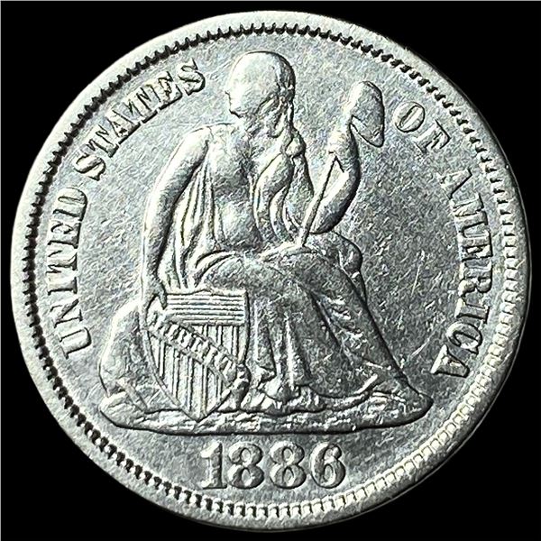 1886 Seated Liberty Dime UNCIRCULATED