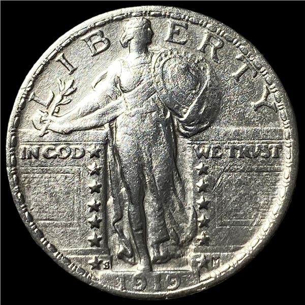 1919-S Silver Standing Liberty Quarter  CLOSELY UNCIRCULATED
