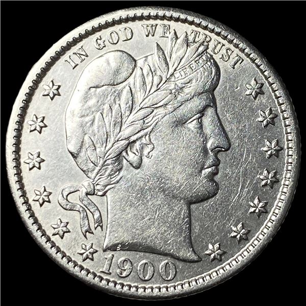 1900 Silver Barber Quarter UNCIRCULATED