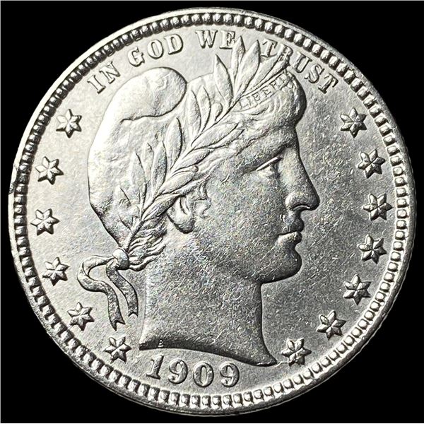 1909-D Silver Barber Quarter UNCIRCULATED