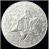 Image 1 : 1856 Silver Three-Cent Piece CLOSELY  UNCIRCULATED