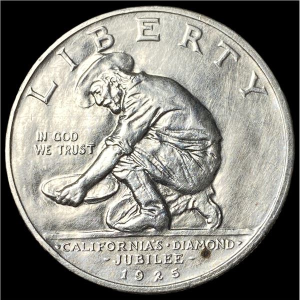 1925-S Silver California Diamond Jubilee Half  Dollar UNCIRCULATED