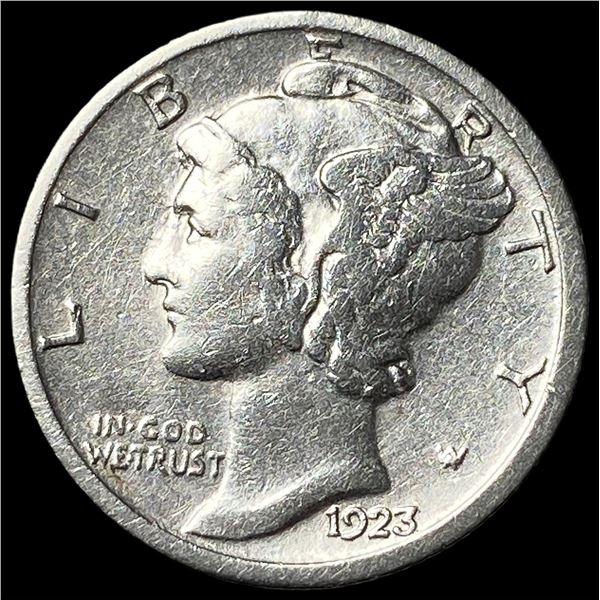 1923-S Silver Mercury Dime CLOSELY  UNCIRCULATED