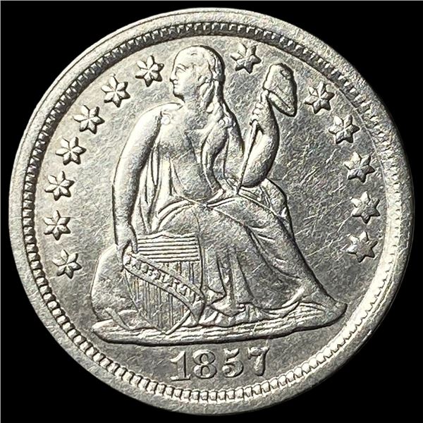 1857 Seated Liberty Dime UNCIRCULATED